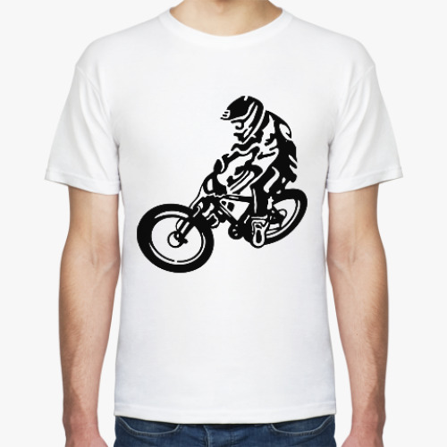 Футболка с принтом Маунтин Байк