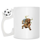 Кружка с футбольным мячиком