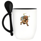 Кружка с ложкой