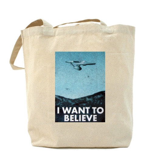 Сумка шоппер с принтом Enterprise