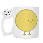 Кружка с футбольным мячиком