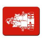 Винтаж Кот Рабочий Колхозница