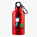 Металлическая бутылка 400 мл UV-DTF