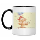 Кружка двухцветная