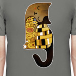 Кот арт в стиле модерн