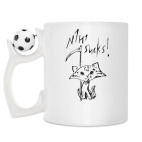 Кружка с футбольным мячиком