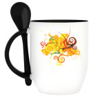 Кружка с ложкой