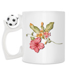 Кружка с футбольным мячиком