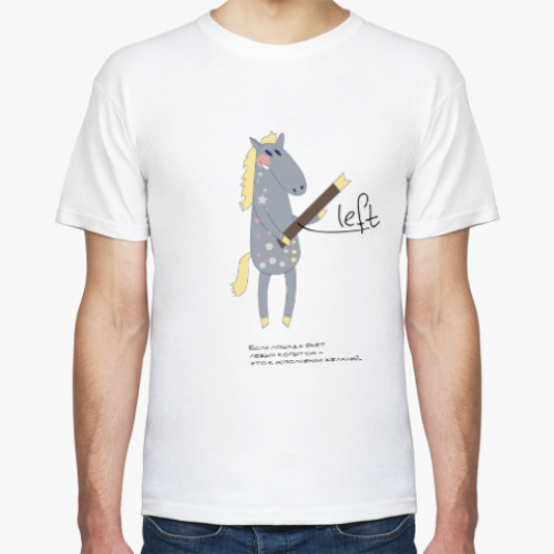 Футболка с принтом Horse