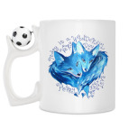 Кружка с футбольным мячиком