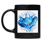 Кружка цветная UV-DTF