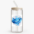 Банка с бамбуковой крышкой