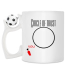 Кружка с футбольным мячиком