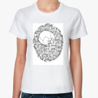 Череп и розы