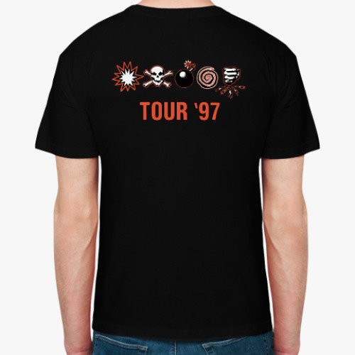 Футболка с принтом KMFDM