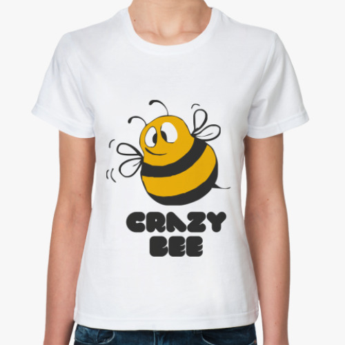 Классическая футболка Crazy Bee