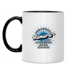 Кружка двухцветная