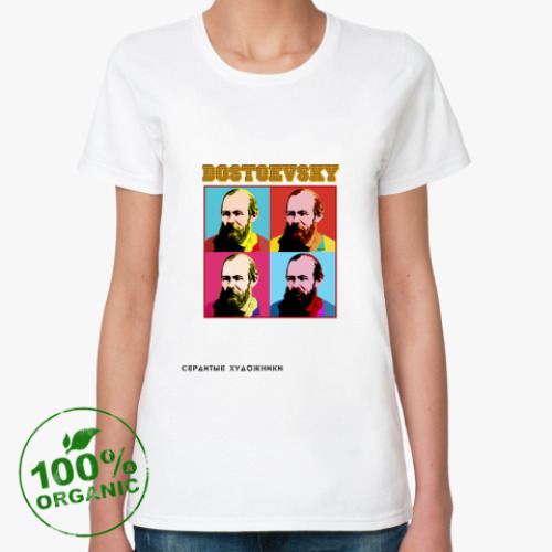 Женская футболка из органик-хлопка  Dostoevsky