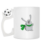 Кружка с футбольным мячиком