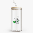 Банка с бамбуковой крышкой