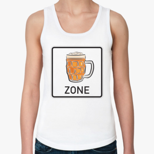 Женская майка  Beer Zone