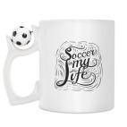 Кружка с футбольным мячиком