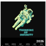 Космонавт в Бесконечной Вселенной