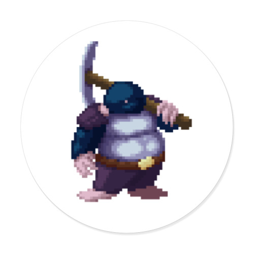 Виниловые наклейки с принтом Mole Worker