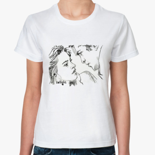 Классическая футболка с принтом Сумерки