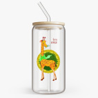 Банка с бамбуковой крышкой