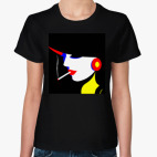 Стильная девушка в стиле поп арт