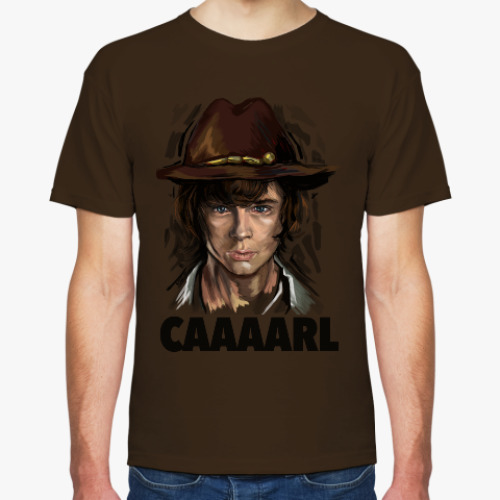 Футболка с принтом Caaaarl. The Walking Dead