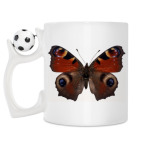 Кружка с футбольным мячиком