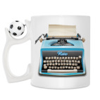 Кружка с футбольным мячиком