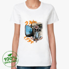 Женская футболка органик