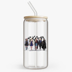 Банка с бамбуковой крышкой