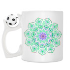 Кружка с футбольным мячиком