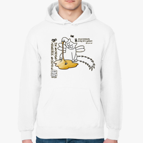 Толстовка худи с принтом 'Дао для котэ' от Мяо Цзы