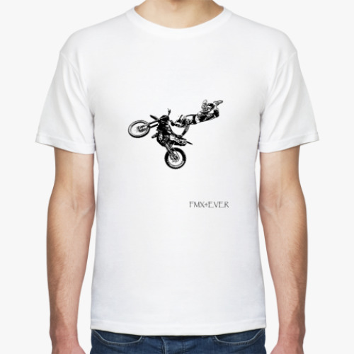 Футболка с принтом Мотофристайл