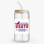 Банка с бамбуковой крышкой