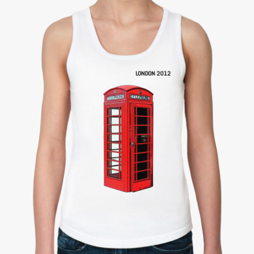 Женская майка с принтом  'LONDON 2012'