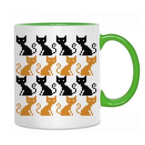 Кружка с принтом Любитель котов