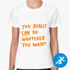 Женская спортивная футболка