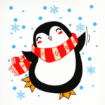 Веселый пингвин