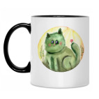 Кружка двухцветная