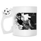 Кружка с футбольным мячиком