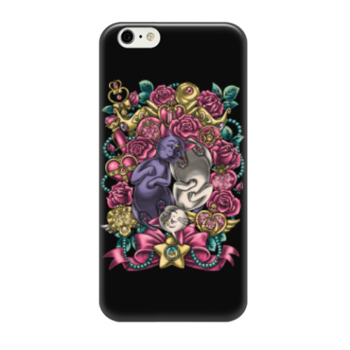 Чехол для iPhone 6/6s Sailor Moon Luna and Artemis