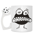 Кружка с футбольным мячиком