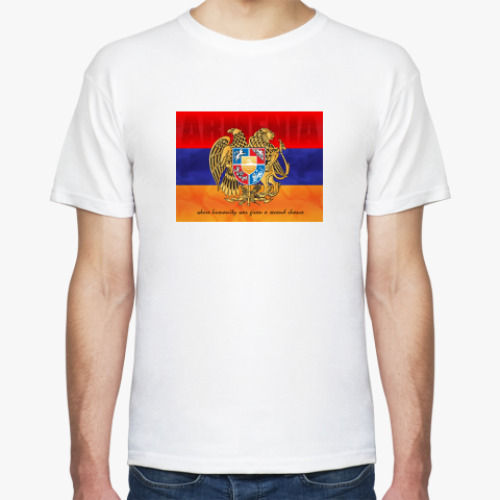 Футболка Флаг и Герб Армении