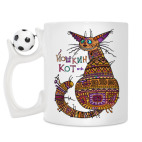 Кружка с футбольным мячиком